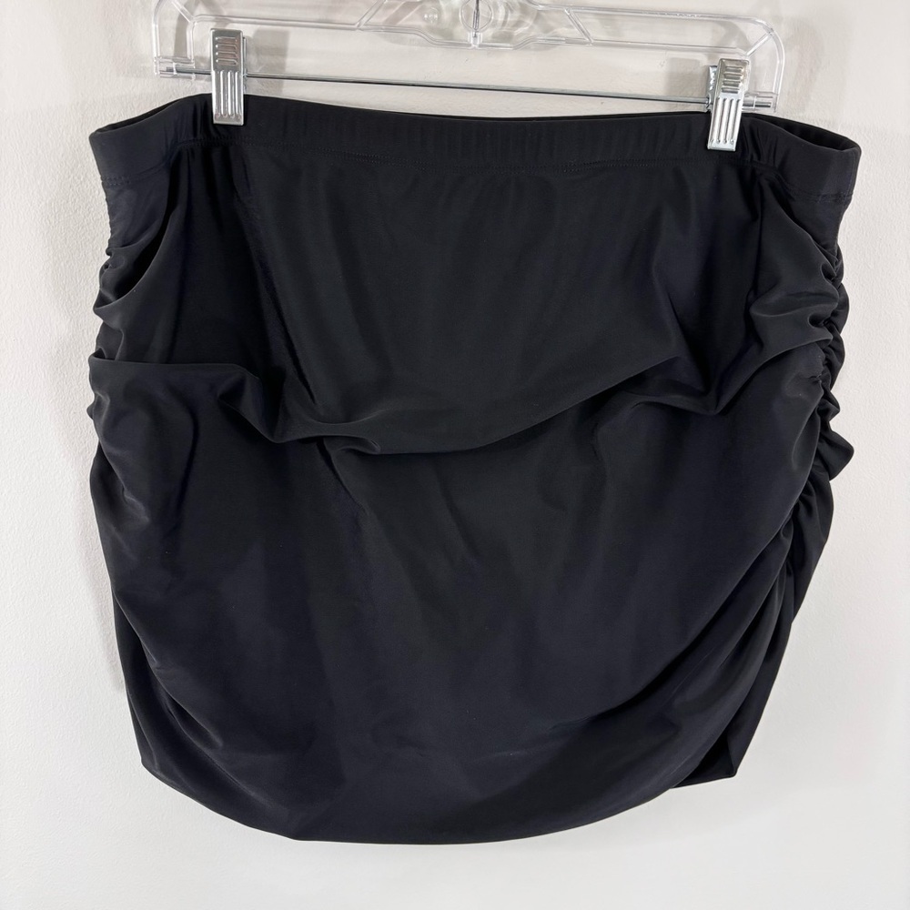 Meet Curve black bikini bottom skirt